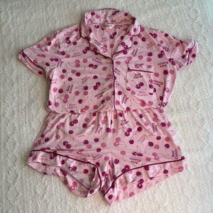 Juicy Couture Pink Cherry Pajama Set